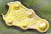 Frisian beltbuckle plate made of gold (Wieuwerd, the Netherlands)