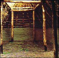 Reconstruction of the interior of an Iron Age farm