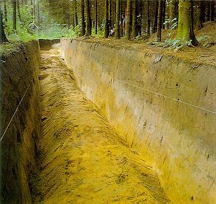 Archeological excavations at the Teutoburger forest