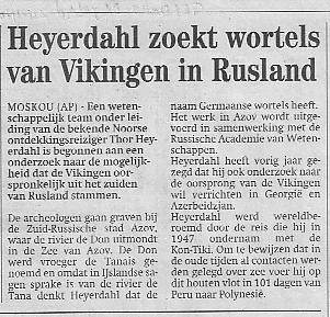 Dutch news article