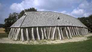 Reconstructed Norse longhouse found at Fyrkat