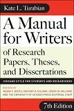 A Manual for Writers of Research Papers, Theses, and Dissertations, Seventh Edition: Chicago Style for Students and Researchers (Chicago Guides to Writing, Editing, and Publishing) (Paperback) by Kate L. Turabian , Wayne C. Booth, Gregory G. Colomb, Joseph M. Williams, University of Chicago Press Staff
