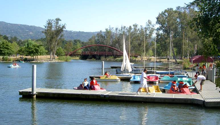 Vasona Lake boat dock