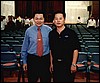 Me and Tan Kar Bin during MDs General Meeting, May 2002. I introduce Nichiren Daishonin's Buddhism to him when we were classmate in school.