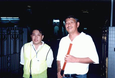 Allan Saw and Mr.Yeap on Greatwall duty
