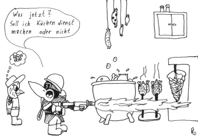 Nr.3:„Nichts wird so heiß gegessen wie's gekocht wird“