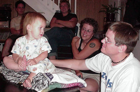 Daughter Deb, Bob and Bob's niece Alexa