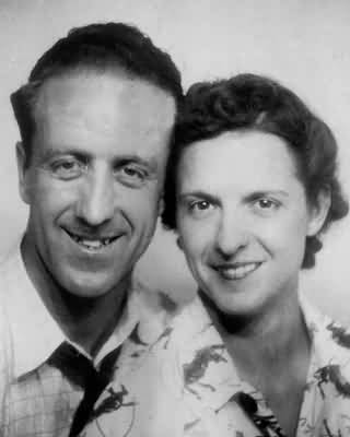 Ray and Florence, Ron's parents, in 1941