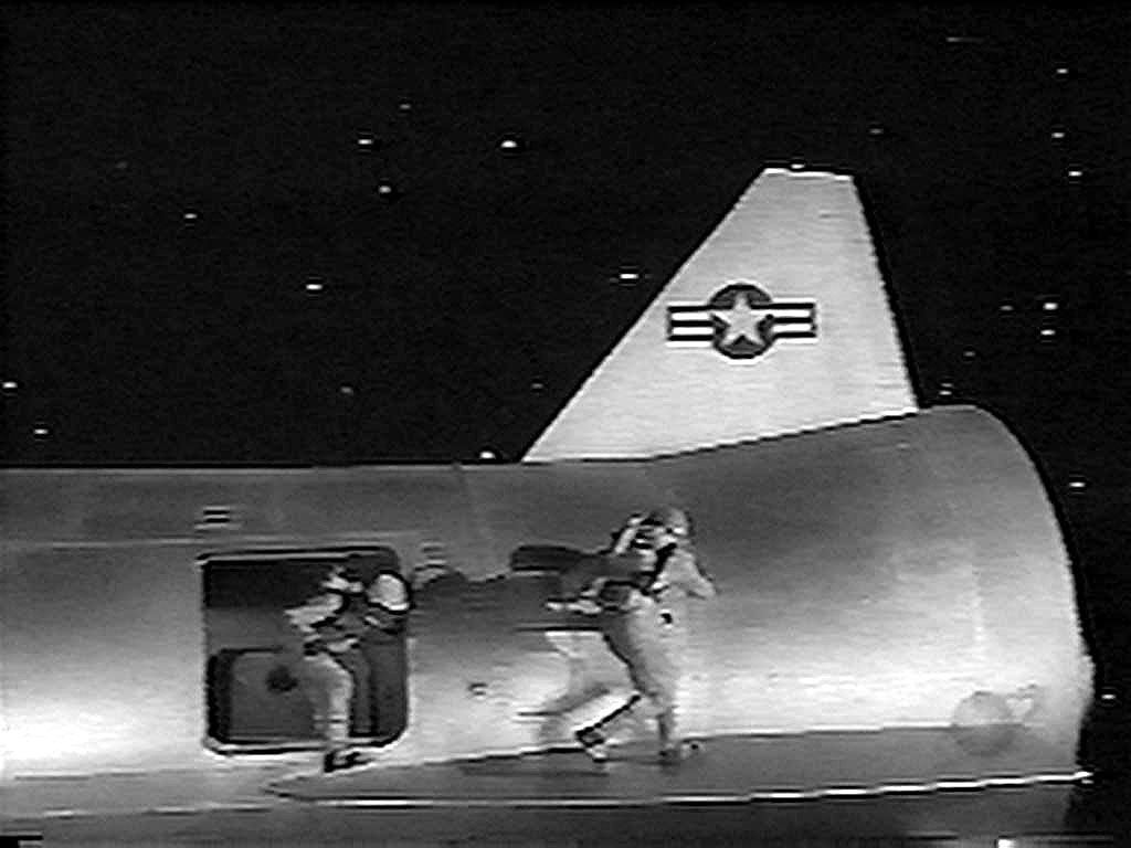 Get the space picks, Corporal, and we'll remove the space debris.