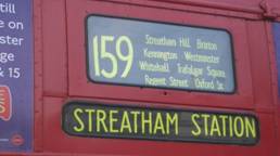 159 Rear Blind (vv) Streatham Station via Streatham Hill, Brixton, Kennington, Westminster, Whitehall, Trafalgar Square, Regent Street, Oxford Street - hows that for via points!