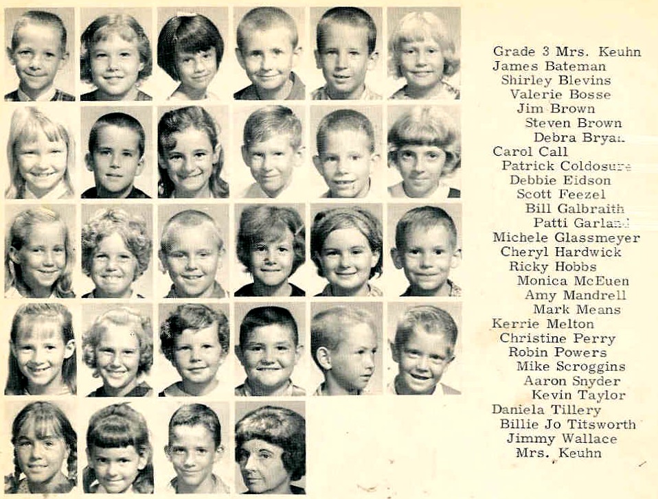 Roxana Senior High School Class of 1975 Alumni Third Grade