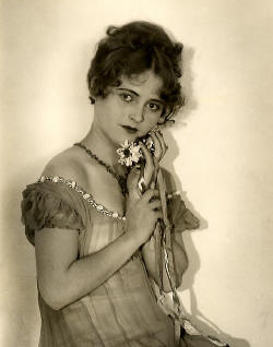 Wistful with Flowers, ca. 1925