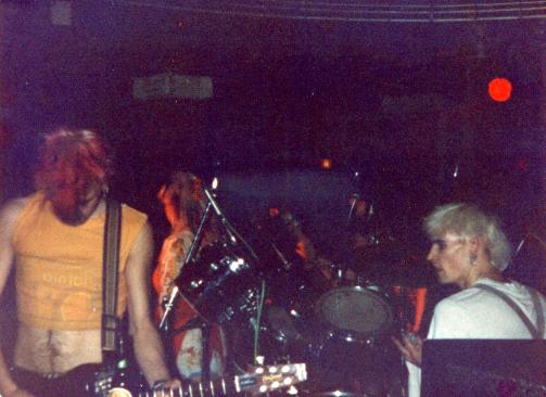 Adam & Sid - Swansea 1983 (Courtesy of Macky)