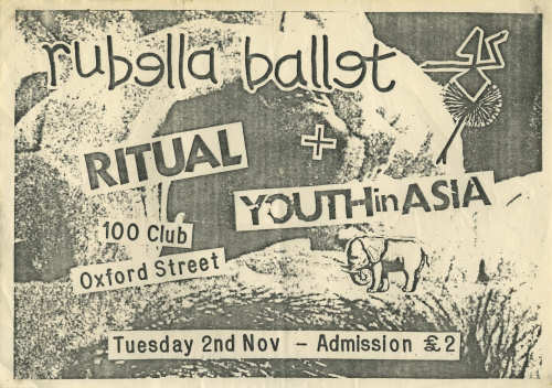 100 Club Flyer (Courtesy of Mike Clarke (YIA))