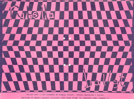 Rubbella Bag Poster that came with the Ballet Bag tape release (DC Collection)