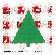 Knitting on christmas cards