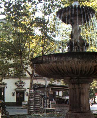 {Cafe Alameda, today Chikito, meeting place of the Rinconcillo}