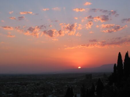 {Granada sunset}