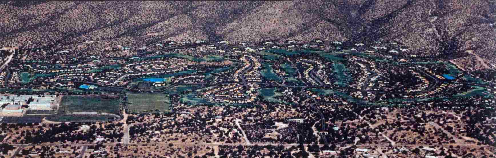 Post Development View Simulation of Sabino Estates
