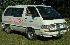 The Amazing Salsa Tarago - Fully Equipped Including an AM Radio Sound System. Ole!