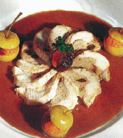 CARNE EN SALSA CON PASAS - Santa B&aacute;rbara de casa - Andevalo y Sierra - Huelva