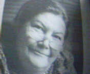 Colleen McCullough (from the back of Caesar's Women) Taken with my Quickcam -sorry about the quality!