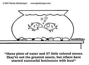 Two fish in a bowl...