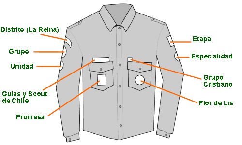 Resultado de imagen para camisa scout