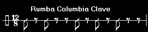 rumba columbia clave