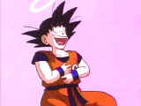 laughing goku!