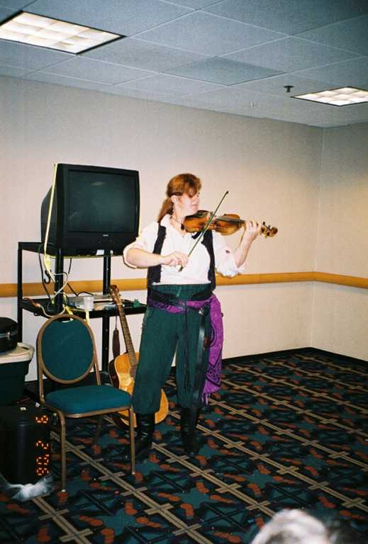 This picture is from her recent performance at Dragon*Con 2006.