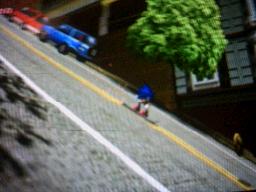 Boarding at the very start of the level