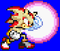 Super Shadow Sonic Battle Sprite