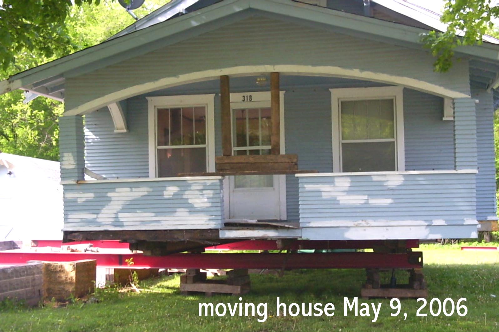 Moving the house
