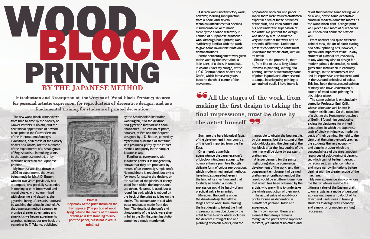 Wood Block Printing
