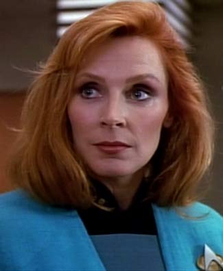 Computer: display information regarding Crusher, Doctor Beverly...