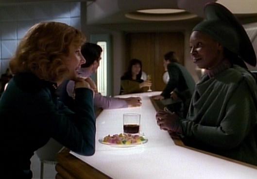 Real girlie gossip - The Ensigns of Command, season 3