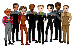 The Deep Space Nine Crew