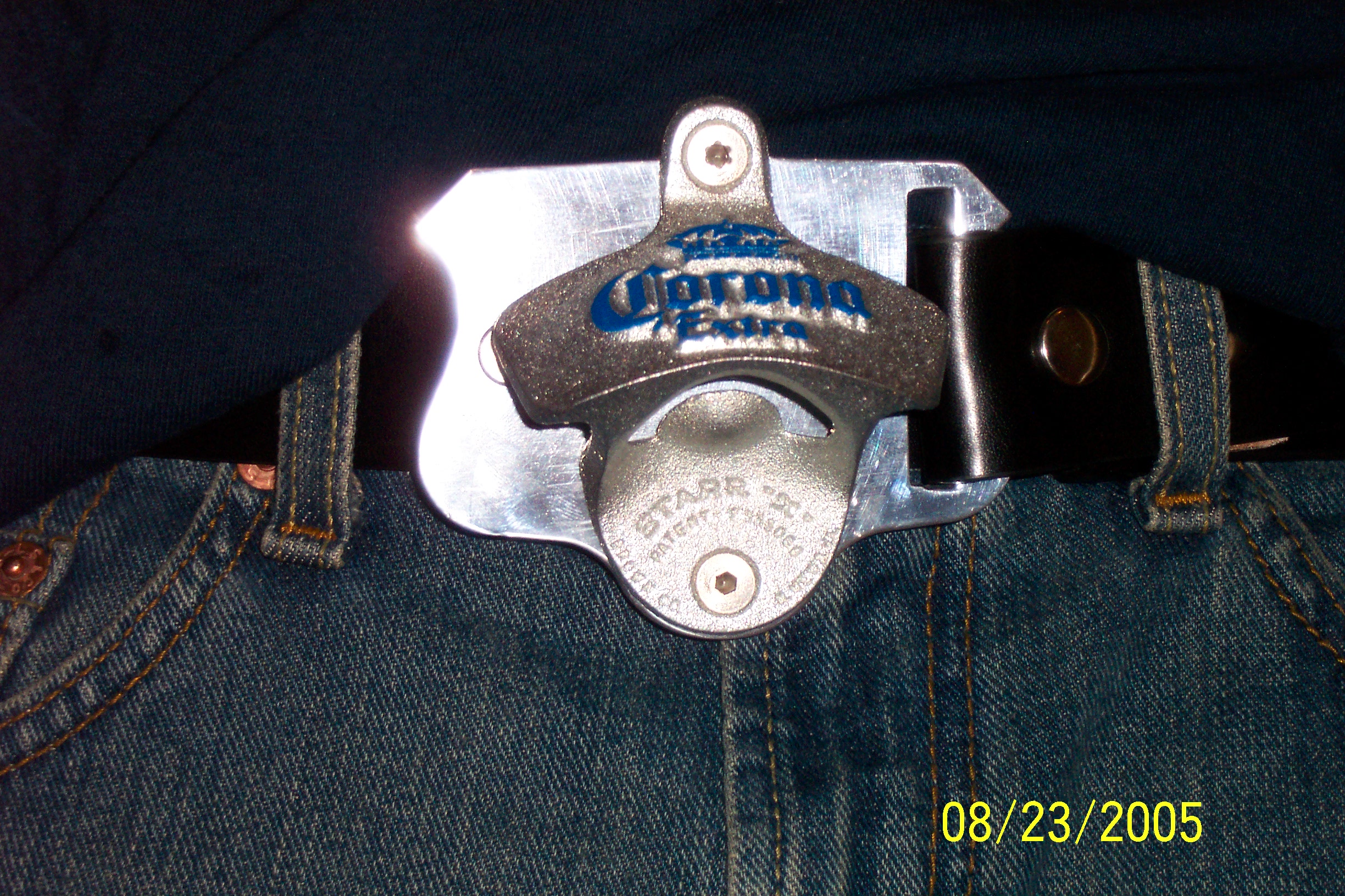 Corona Belt Buckle Bottle Opener