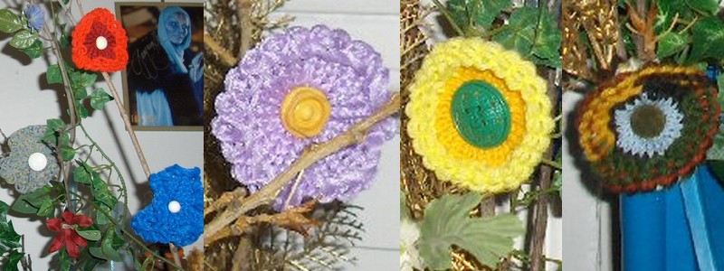 fleurs tricot
