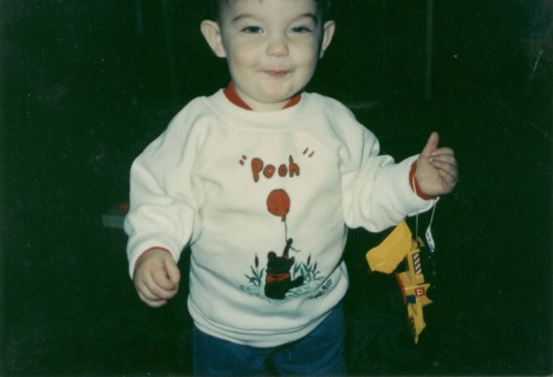 Ed's nickname when he was little was Pooh.  HEHE!!