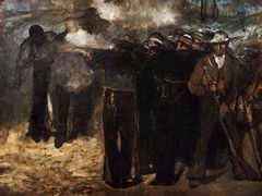 The Execution of Emperor Maximilian of Mexico, by Edouard Manet