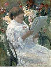 On a Balcony, by Mary Cassatt