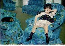 Portrait of a Little Girl, by Mary Cassatt