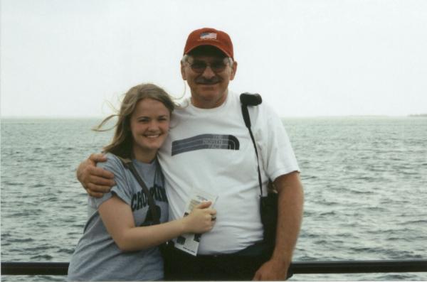 My stepfather and I in Charleston