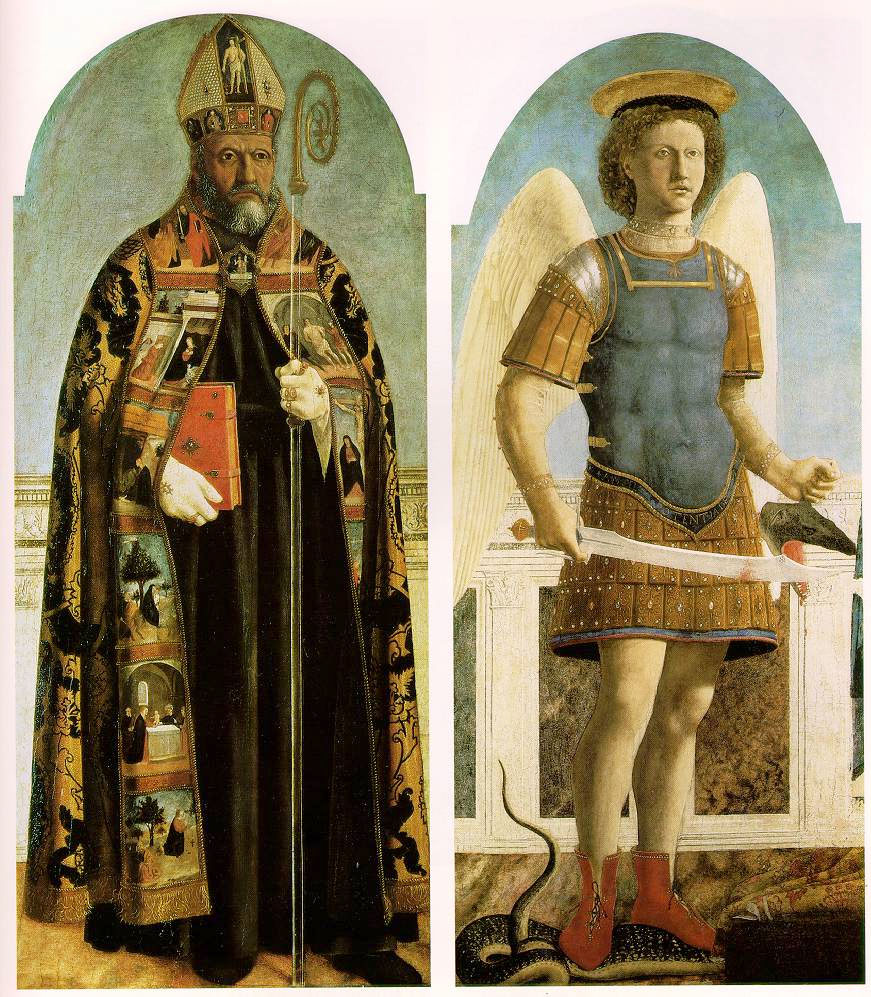 st augustin och &auml;rke&auml;ngeln michael