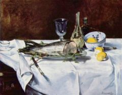 Stilleben lax manet