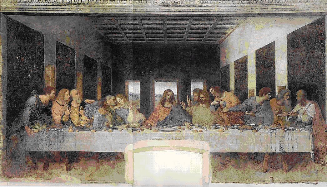 sista m&aring;ltiden, Leonardo da vinci