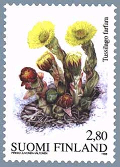 tussilago finskt frim&auml;rke