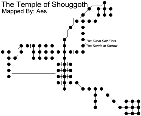 Maggoth Riders Map The Temple of Shouggoth